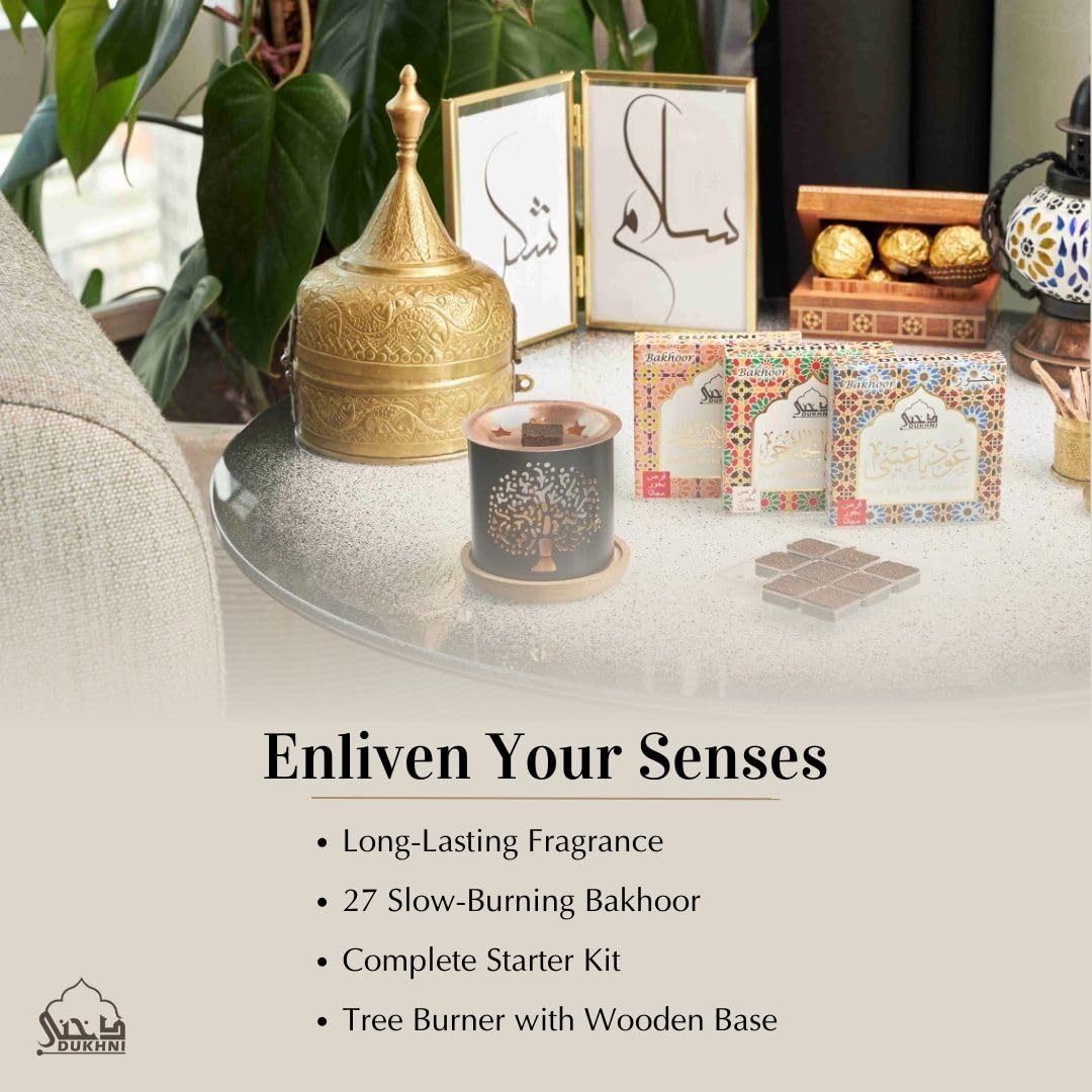 Amazon.com: Trio Oud Incense Variety Bakhoor Burner by Dukhni